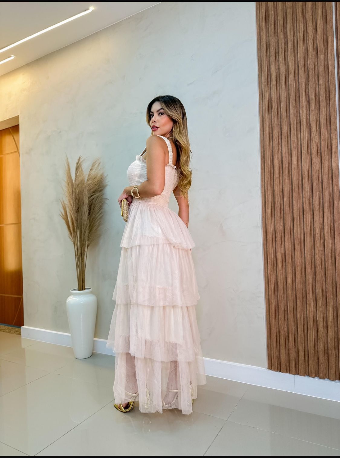 Romantic and Elegant Long Tulle Dress