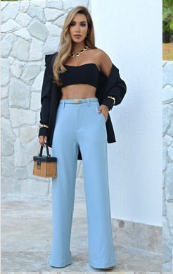 Calça Alfaiataria com cinto